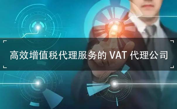 高效增值税代理服务的VAT代理公司