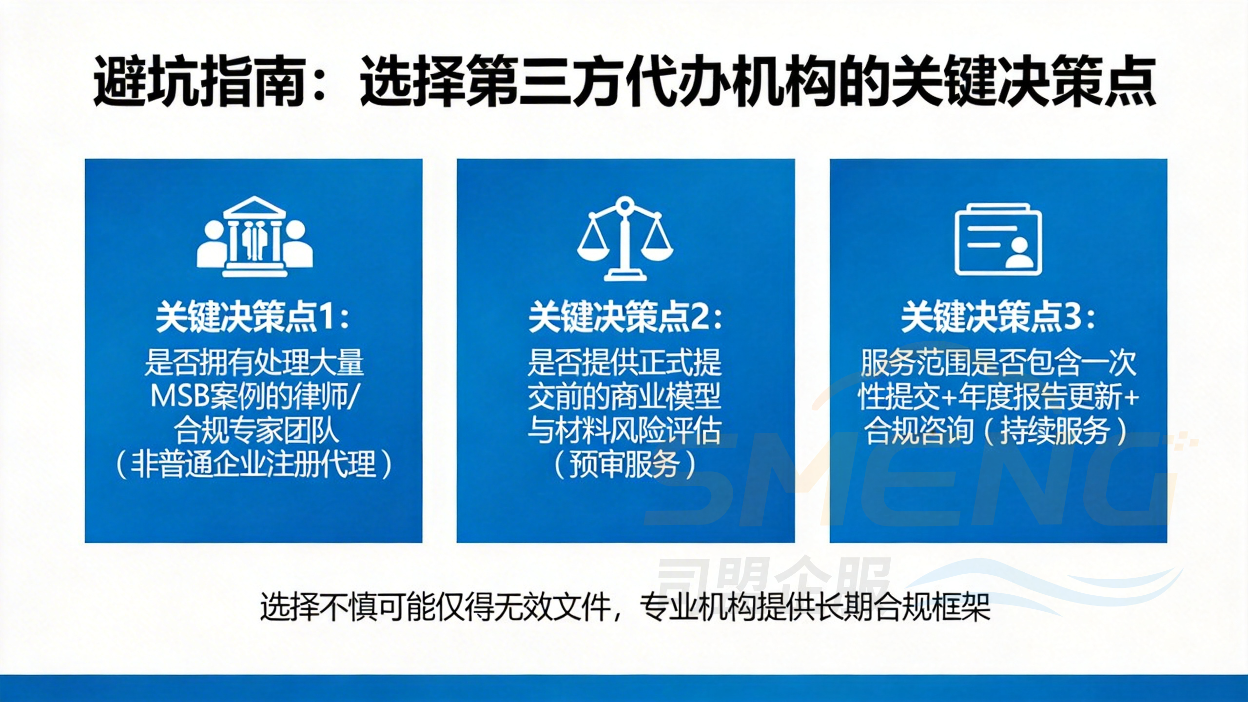 避坑指南：选择第三方代办机构的关键决策点