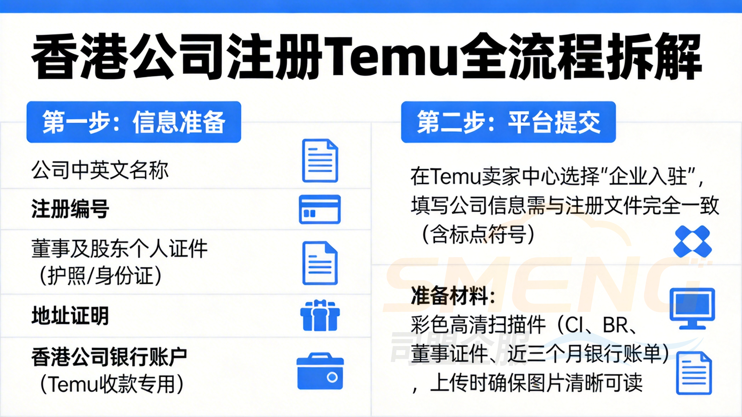 香港公司可以注册Temu吗?从准备到提交的全流程拆解 香港公司可以注册Temu吗?从准备到提交的全流程拆解