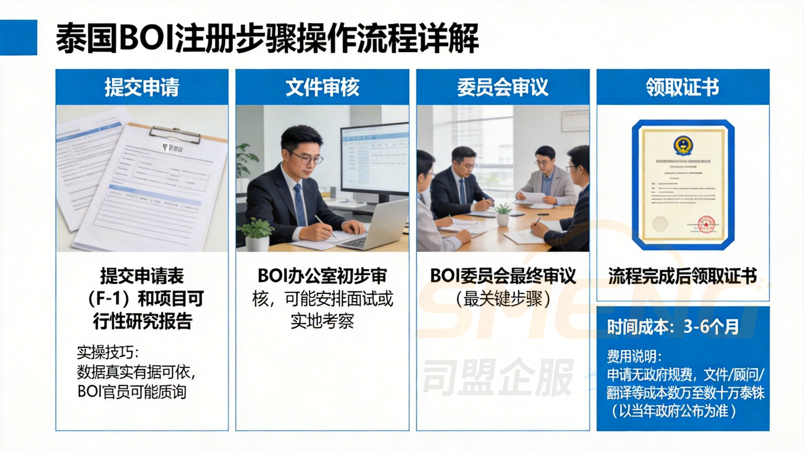泰国BOI注册步骤操作流程详解 泰国BOI注册步骤操作流程详解