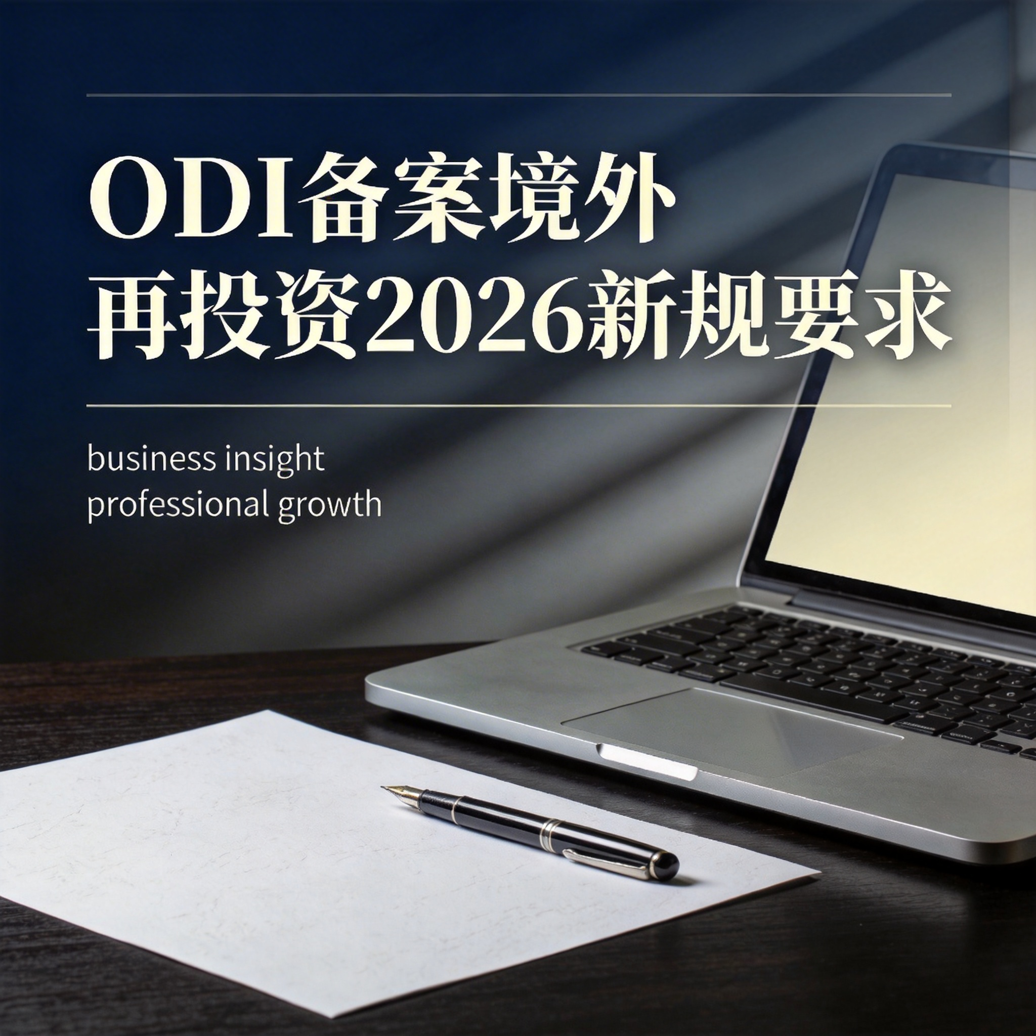 ODI备案境外再投资2026新规要求