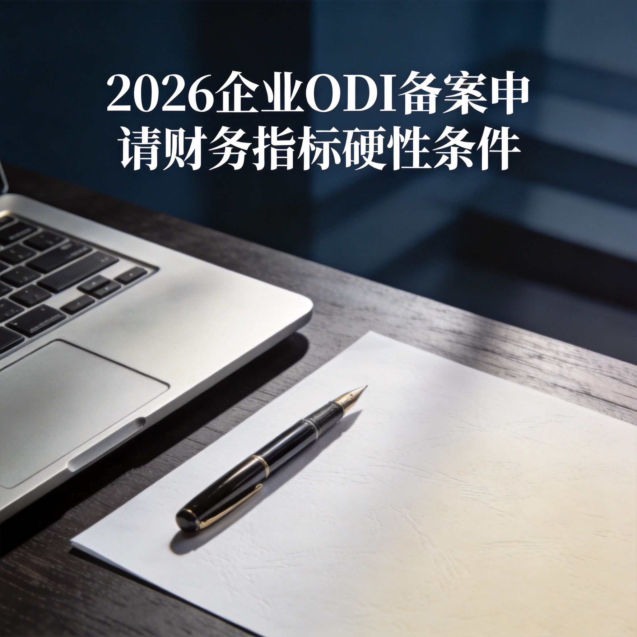 2026企业ODI备案申请财务指标硬性条件