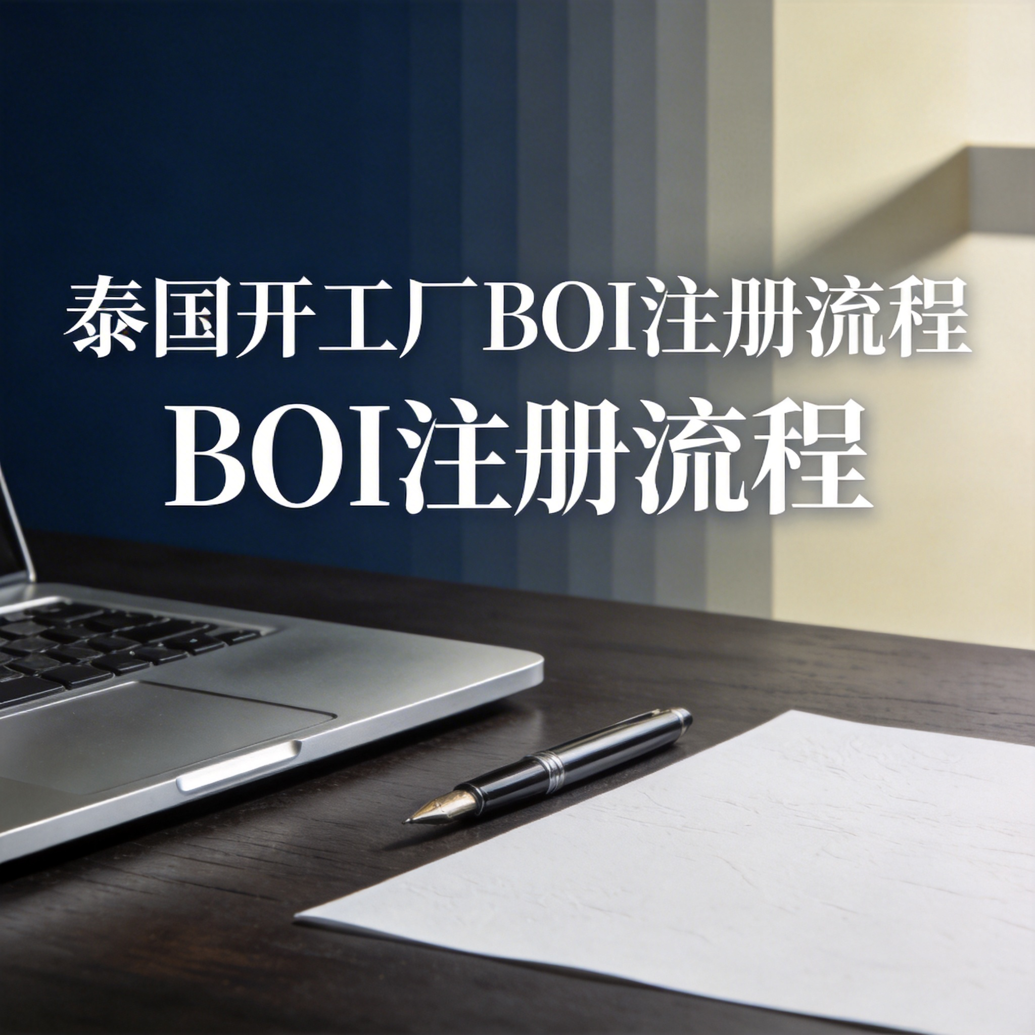 泰国开工厂BOI注册流程