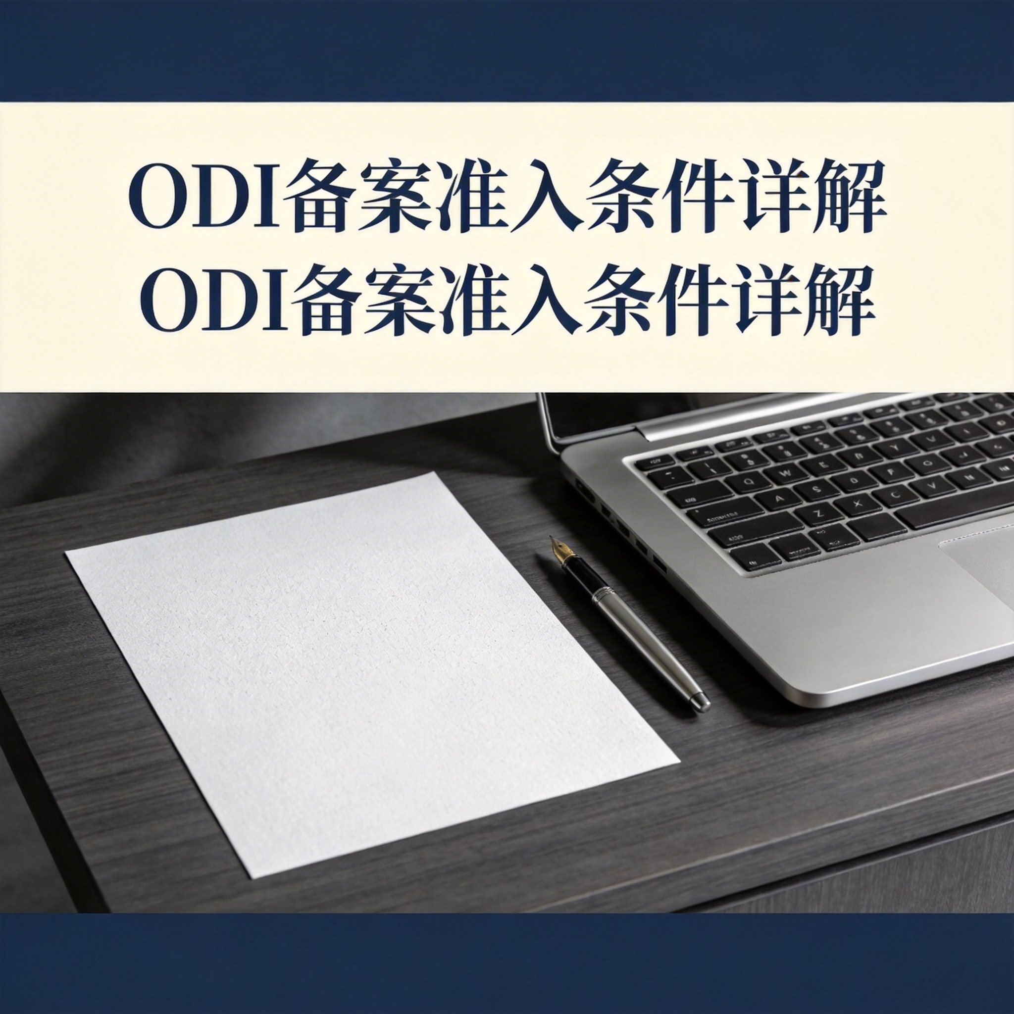 ODI备案准入条件详解