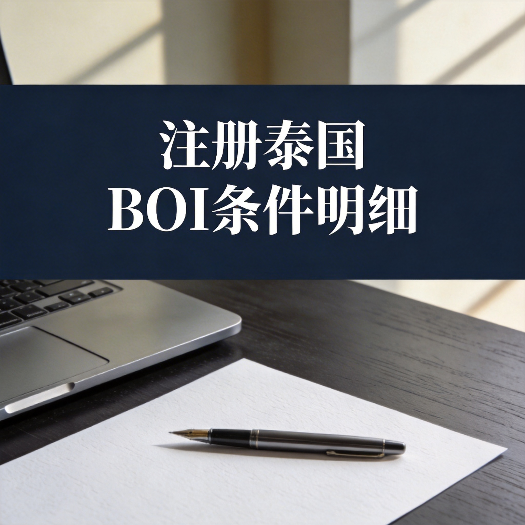 注册泰国BOI条件明细