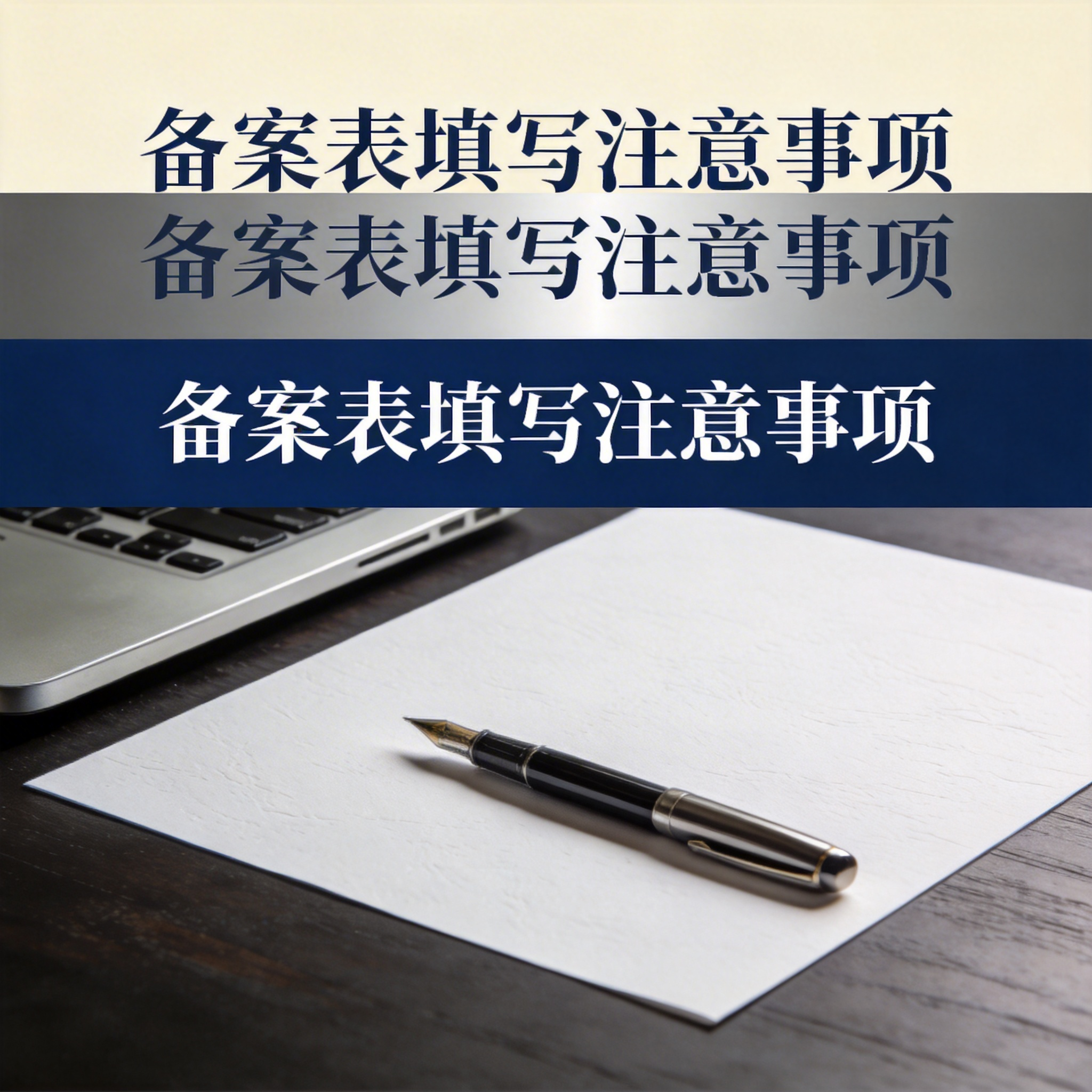 备案表填写注意事项