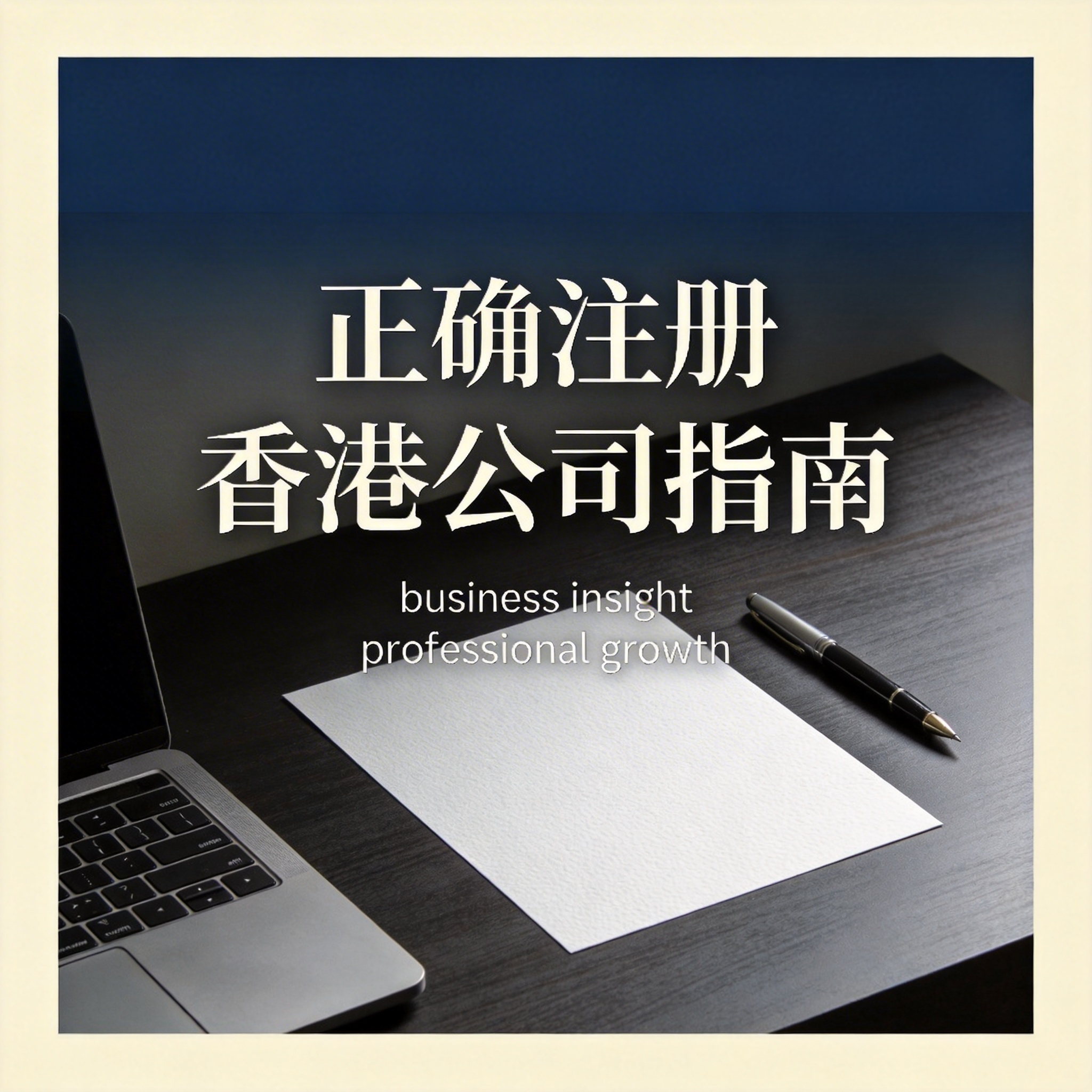 正确注册香港公司指南