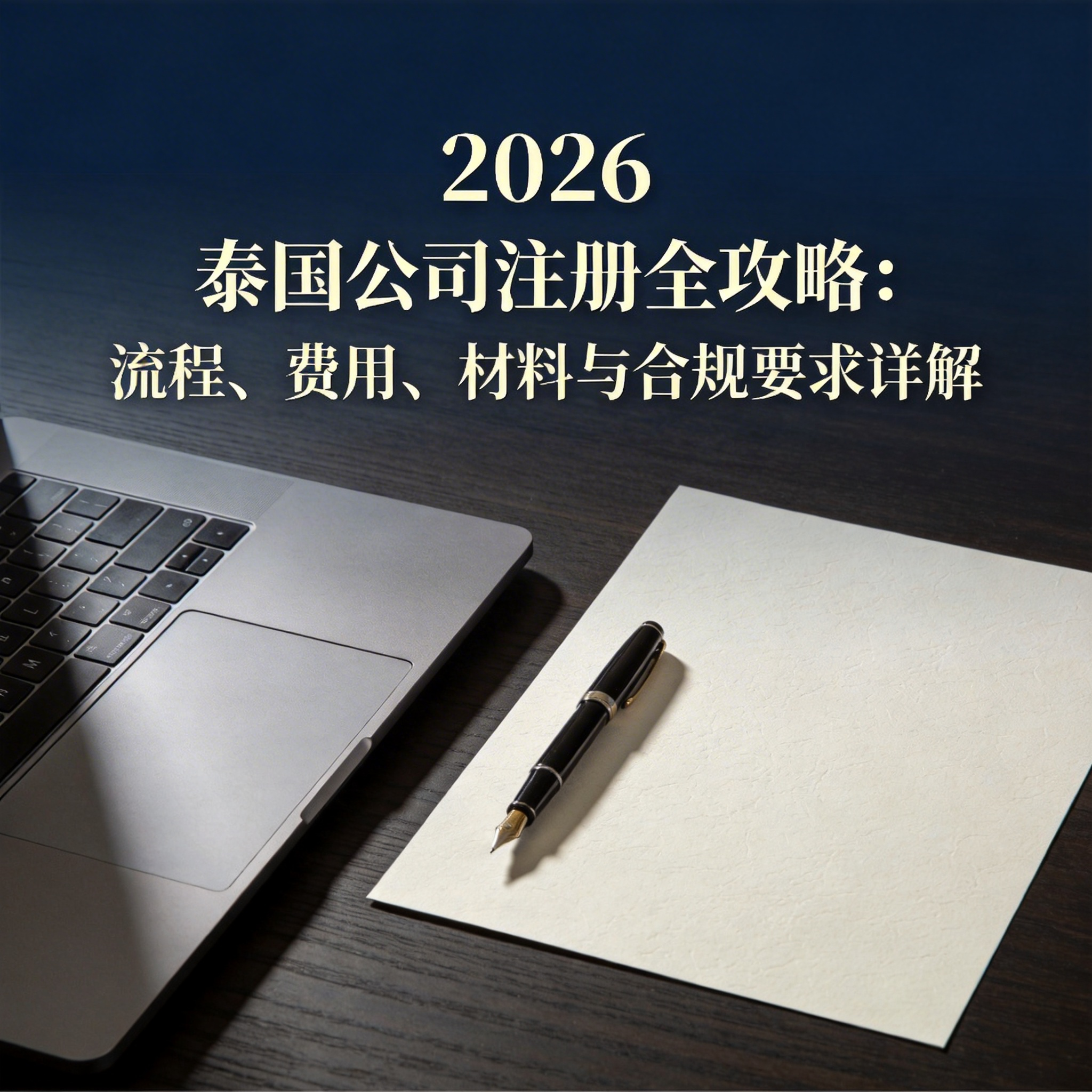 2026 泰国公司注册全攻略：流程、费用、材料与合规要求详解 