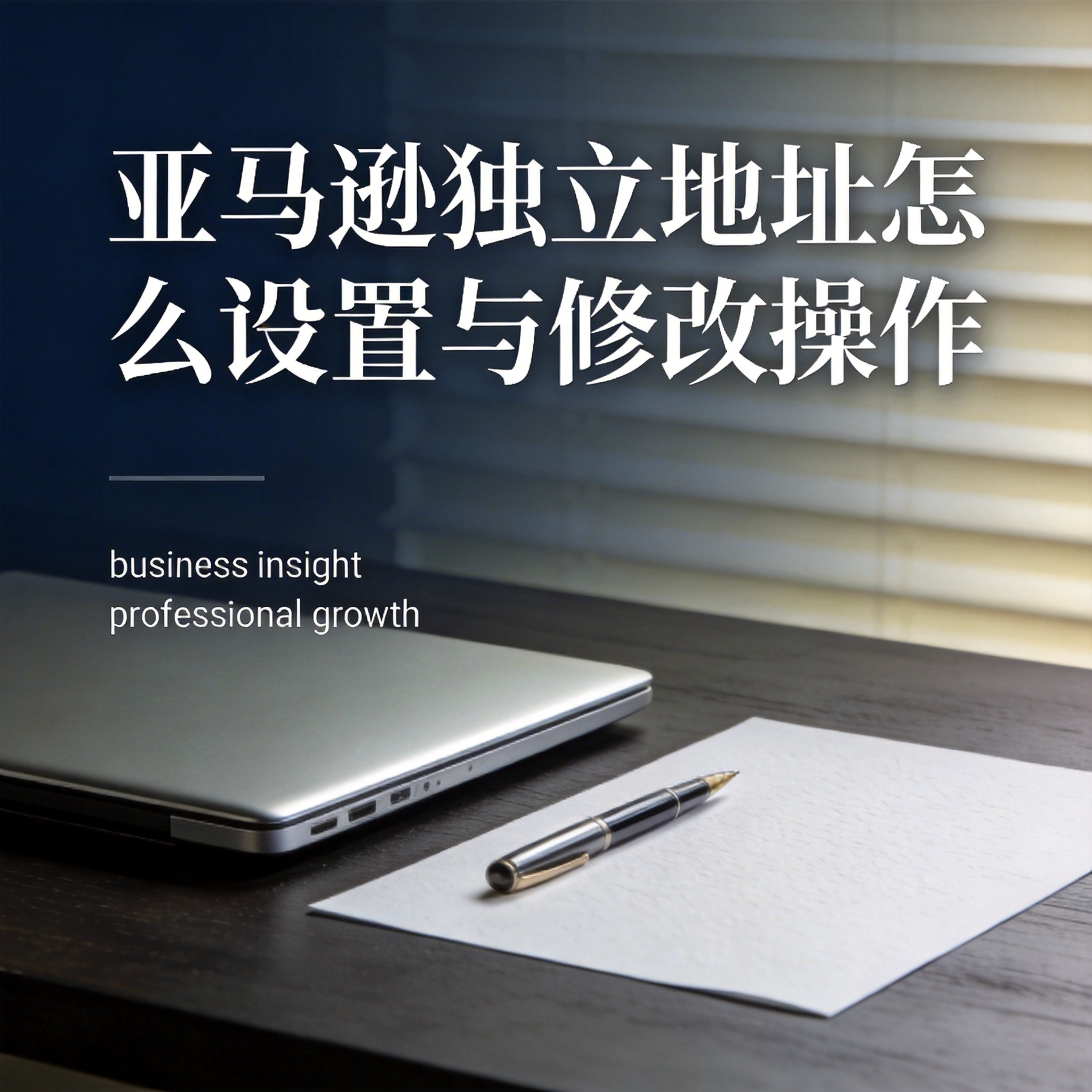 亚马逊独立地址怎么设置与修改操作 