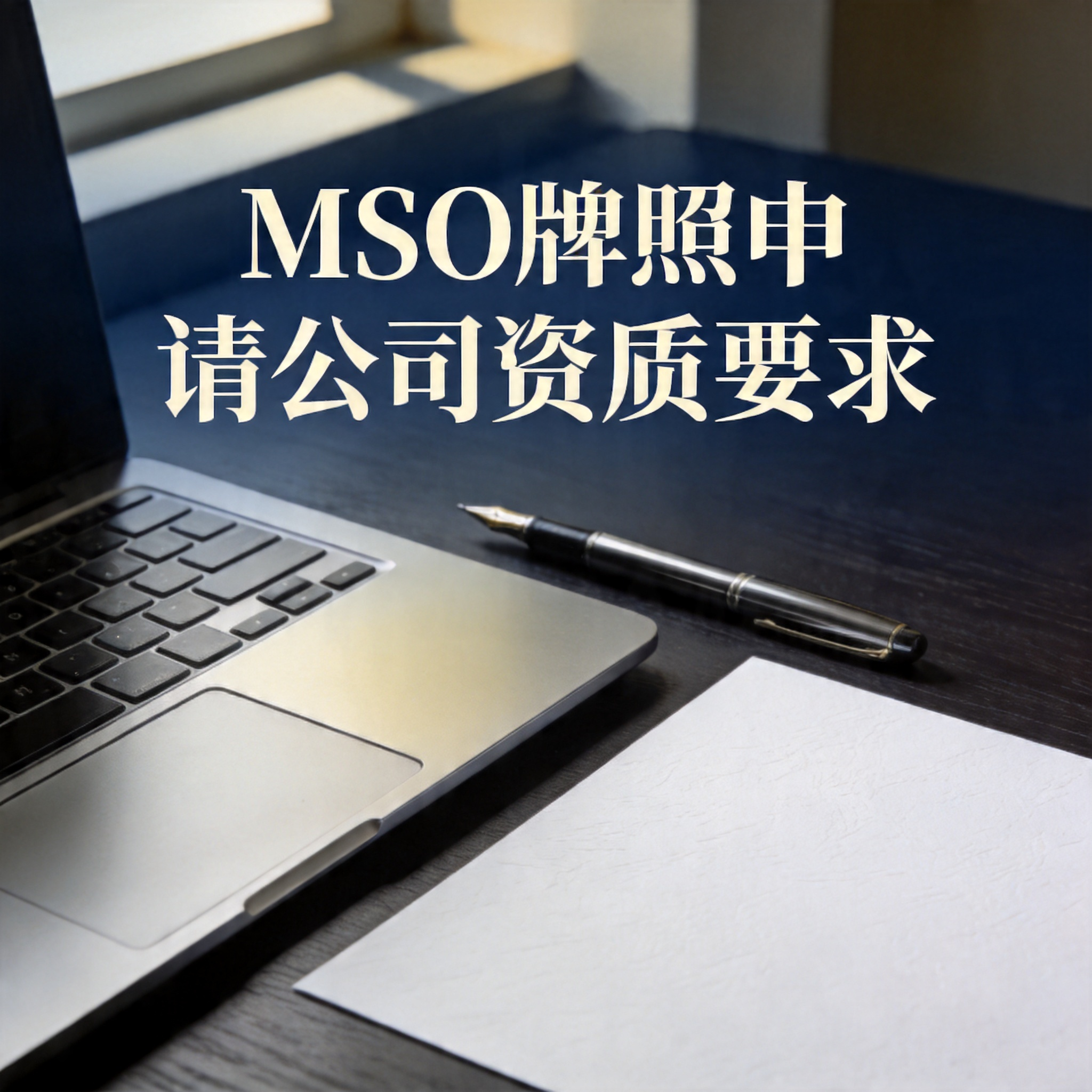MSO牌照申请公司资质要求