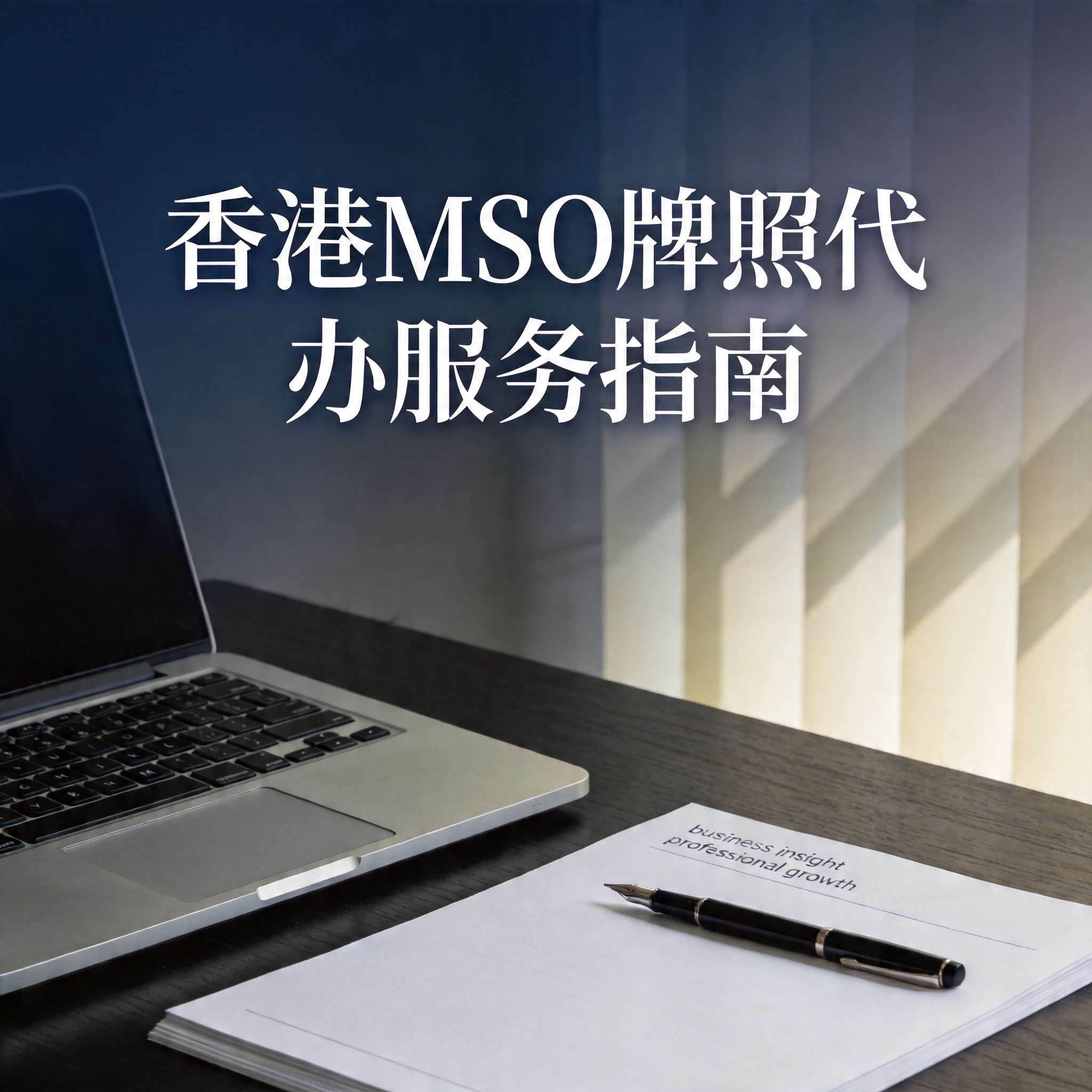香港MSO牌照代办服务指南