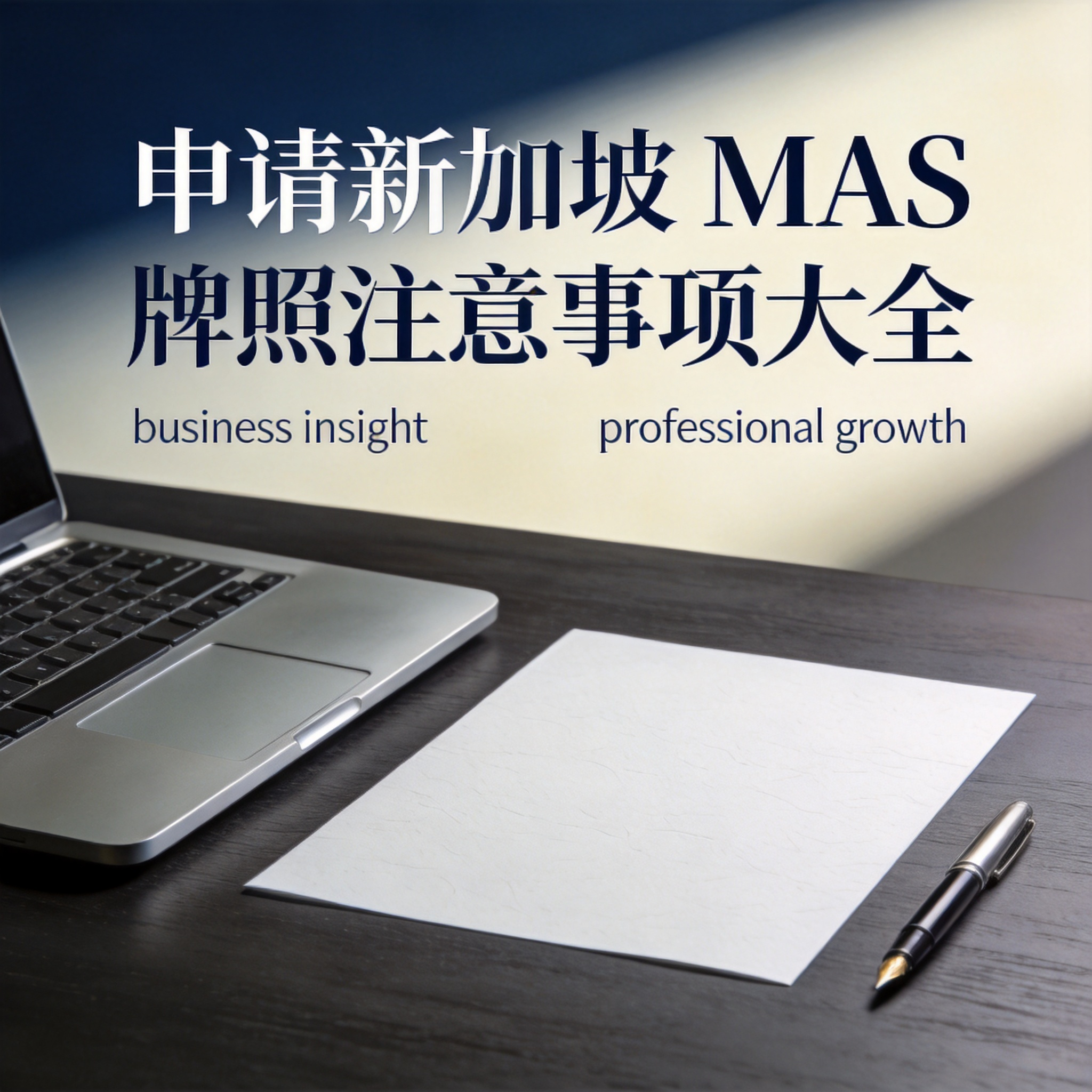 申请新加坡 MAS 牌照注意事项大全 