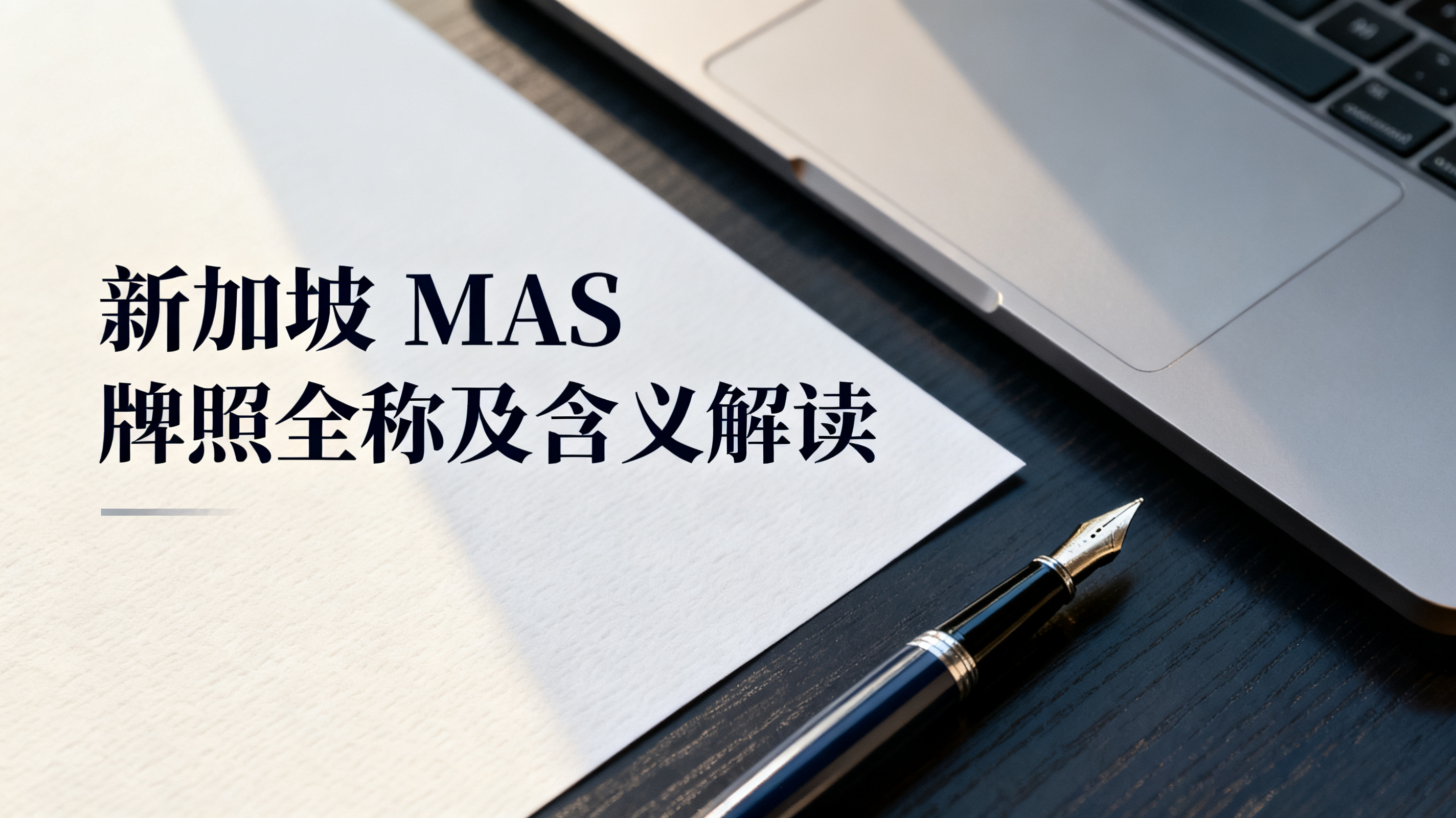 新加坡 MAS 牌照全称及含义解读 