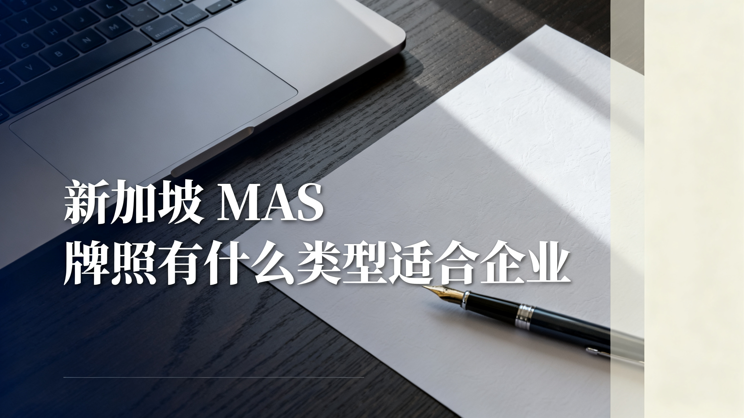 新加坡 MAS 牌照有什么类型适合企业 