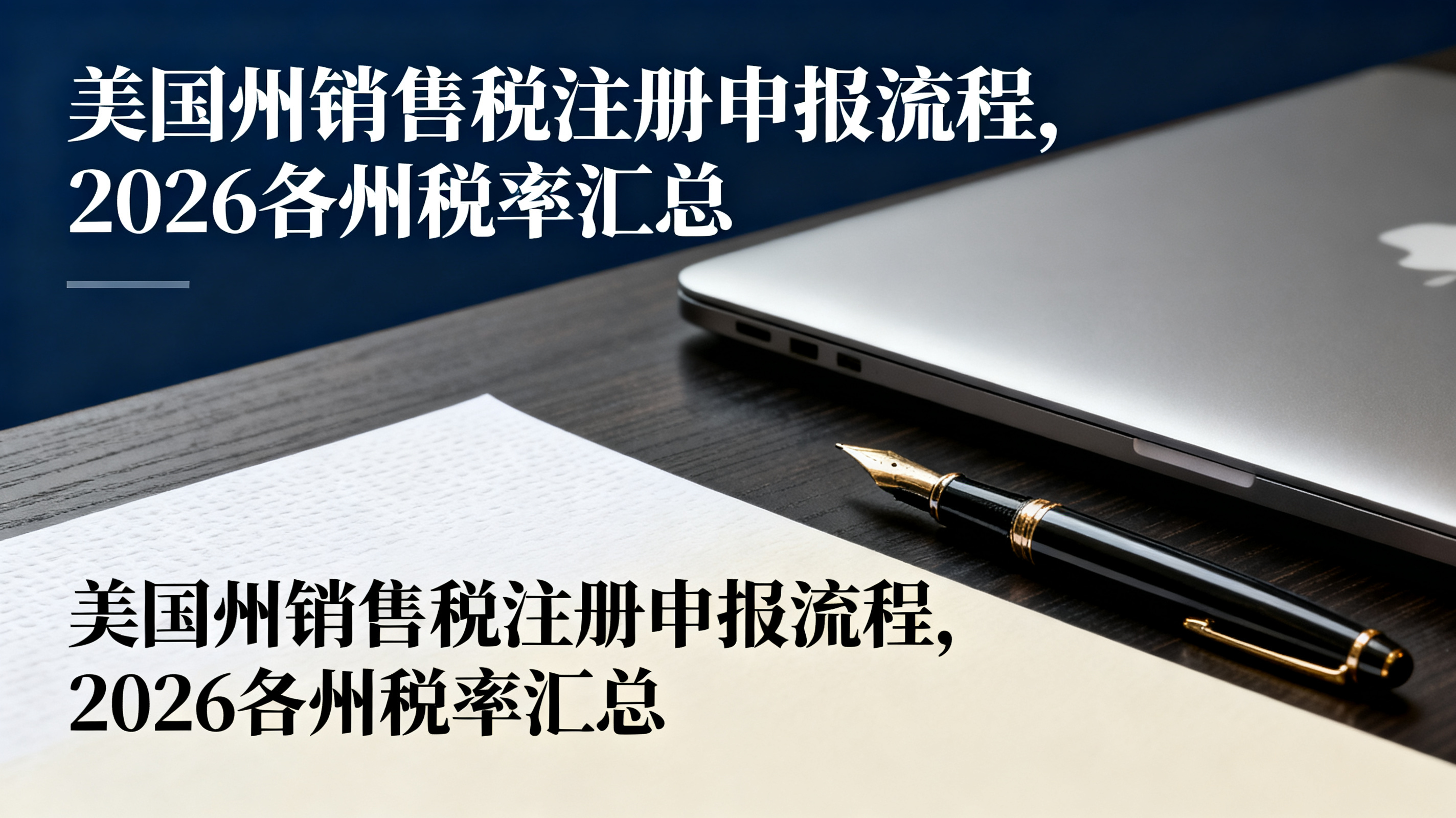 美国州销售税注册申报流程,2026各州税率汇总 美国州销售税注册申报流程,2026各州税率汇总