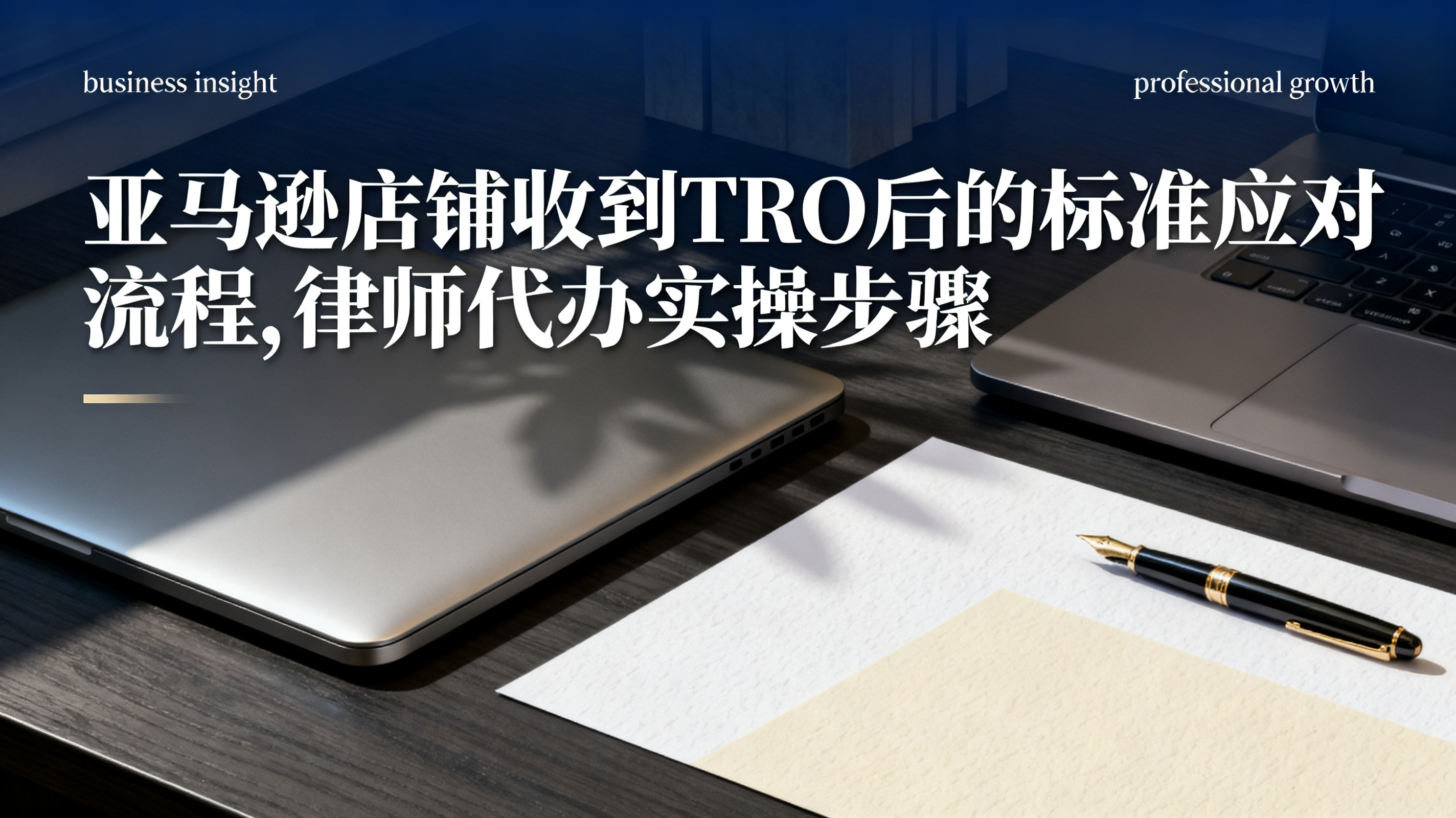 亚马逊店铺收到TRO后的标准应对流程,律师代办实操步骤