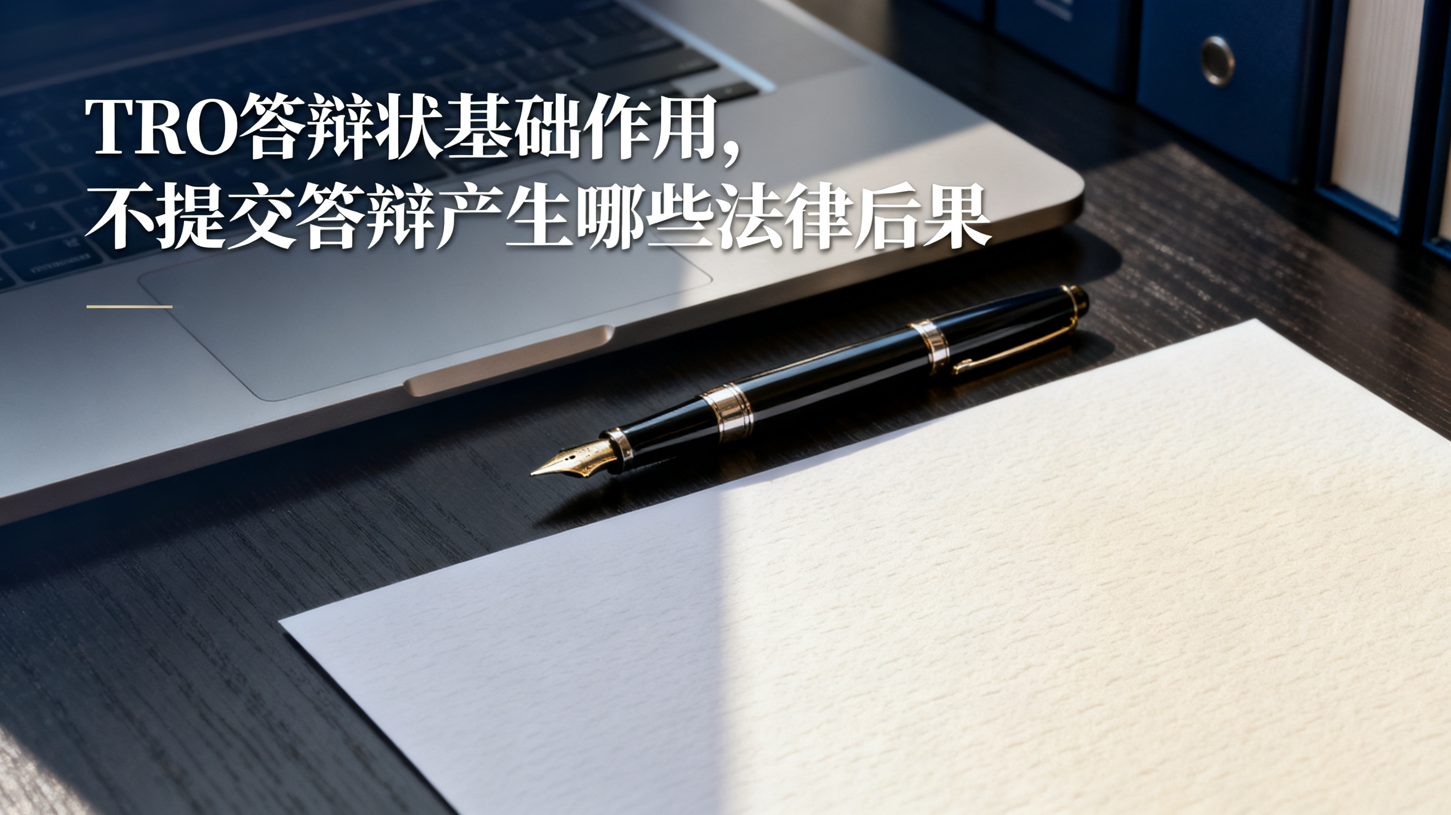 TRO答辩状基础作用,不提交答辩产生哪些法律后果