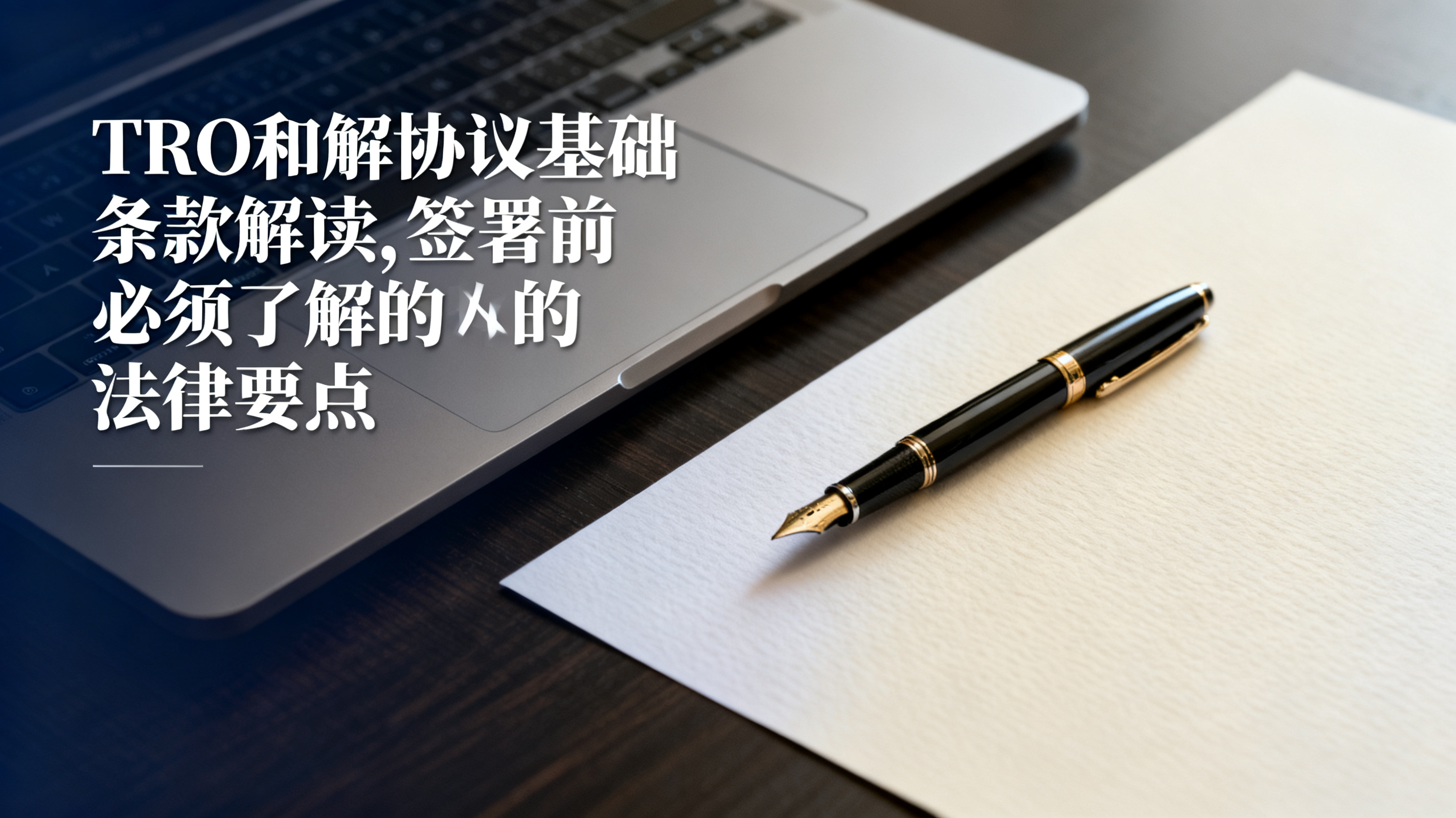 TRO和解协议基础条款解读,签署前必须了解的法律要点 TRO和解协议基础条款解读,签署前必须了解的法律要点