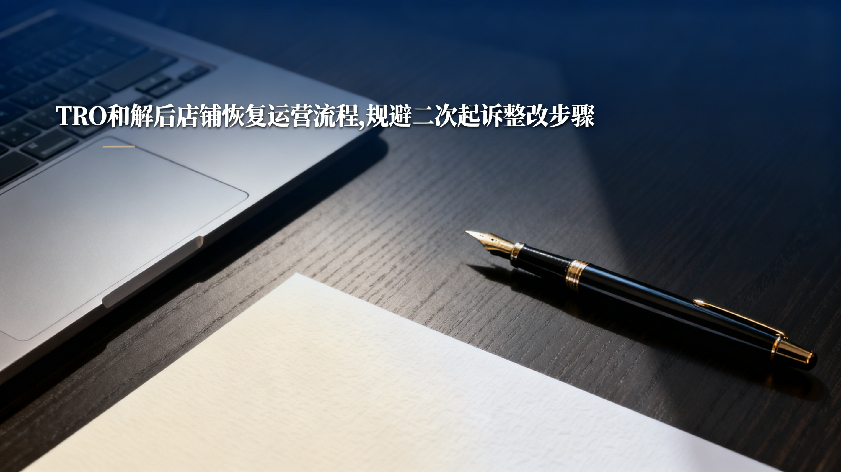 TRO和解后店铺恢复运营流程,规避二次起诉整改步骤