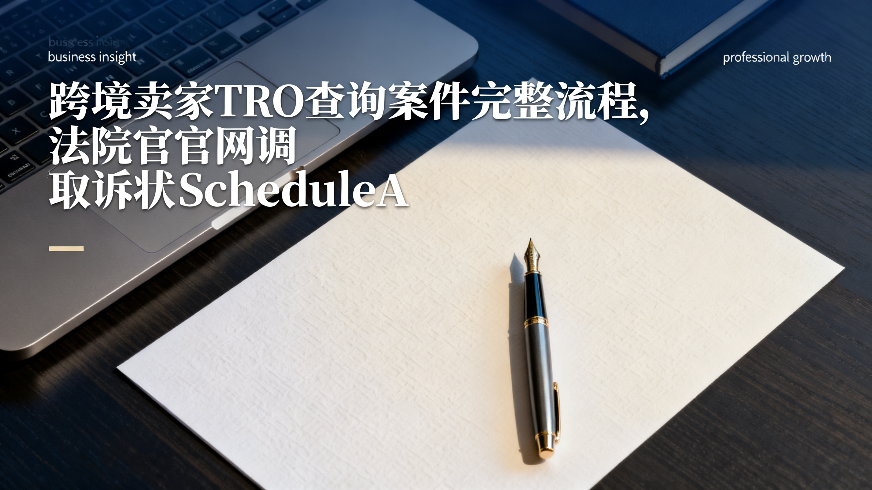 跨境卖家TRO查询案件完整流程,法院官网调取诉状ScheduleA