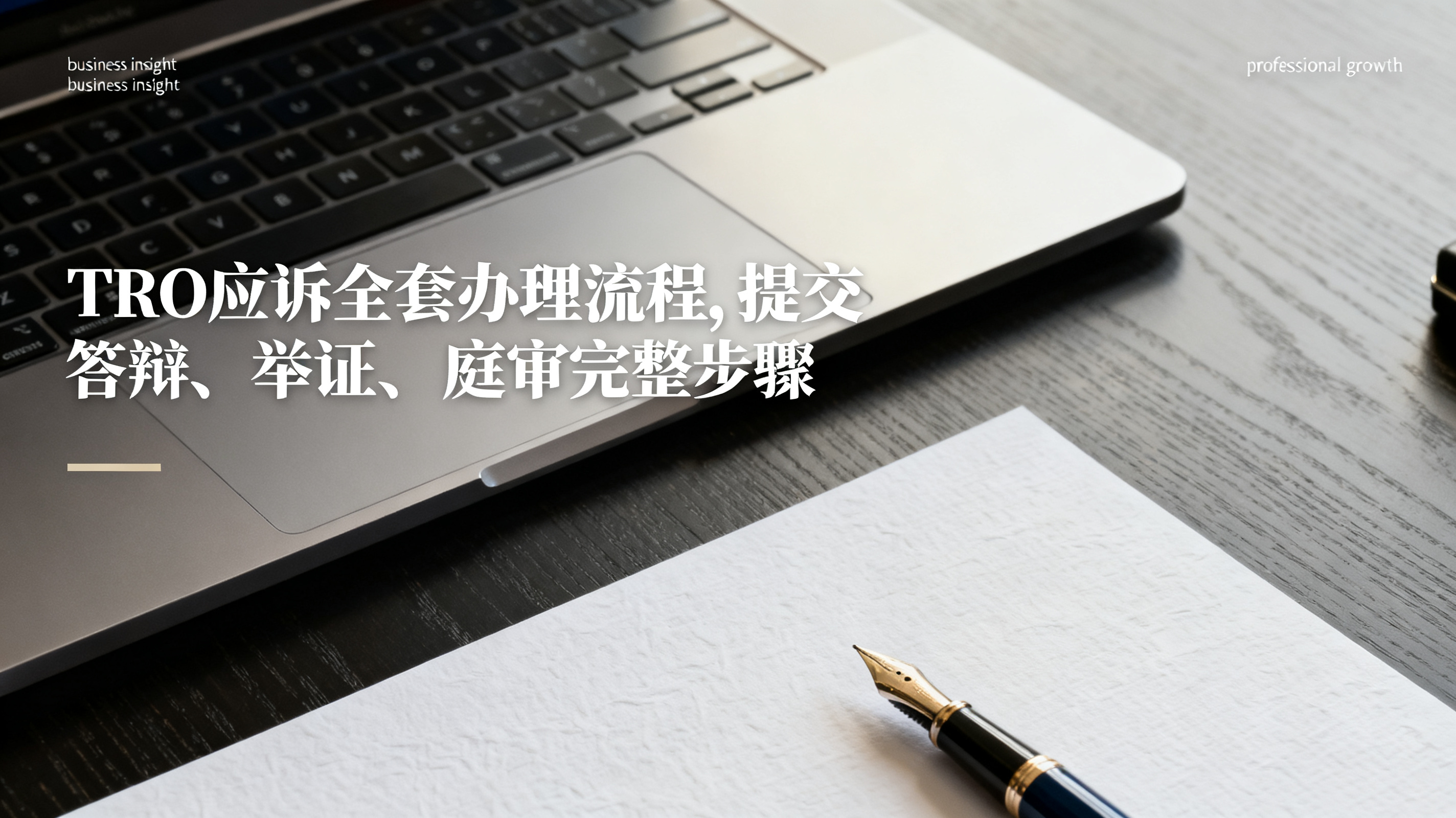 TRO应诉全套办理流程,提交答辩、举证、庭审完整步骤 TRO应诉全套办理流程,提交答辩、举证、庭审完整步骤