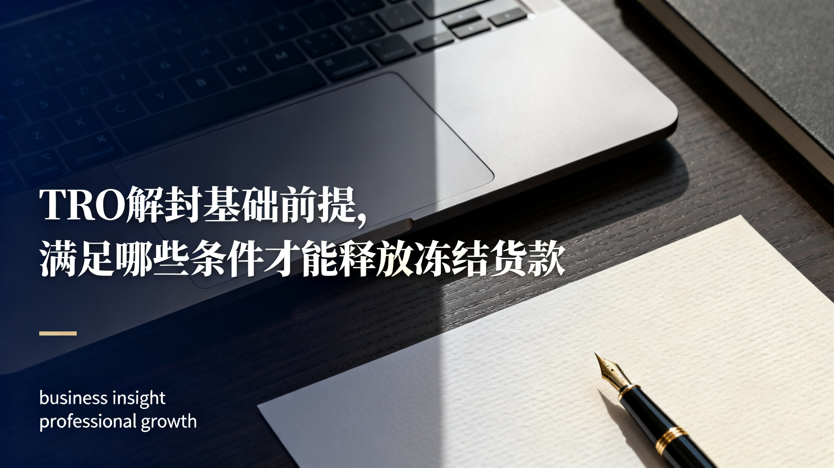 TRO解封基础前提,满足哪些条件才能释放冻结货款