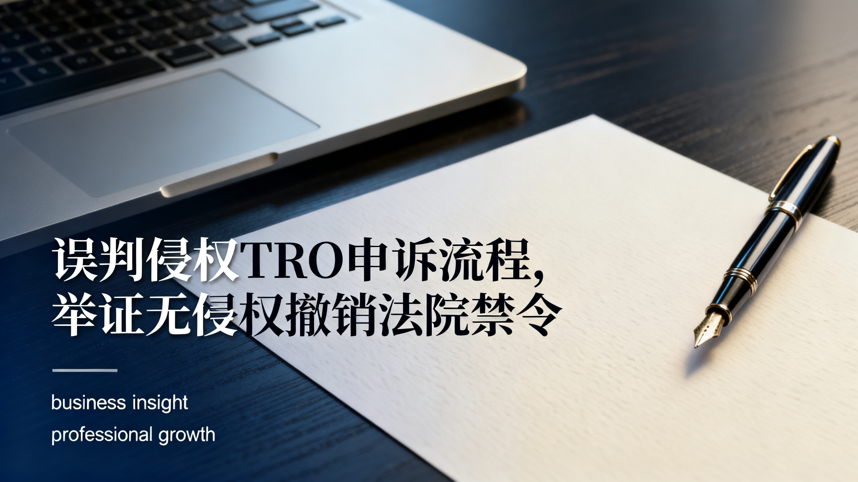 误判侵权TRO申诉流程,举证无侵权撤销法院禁令