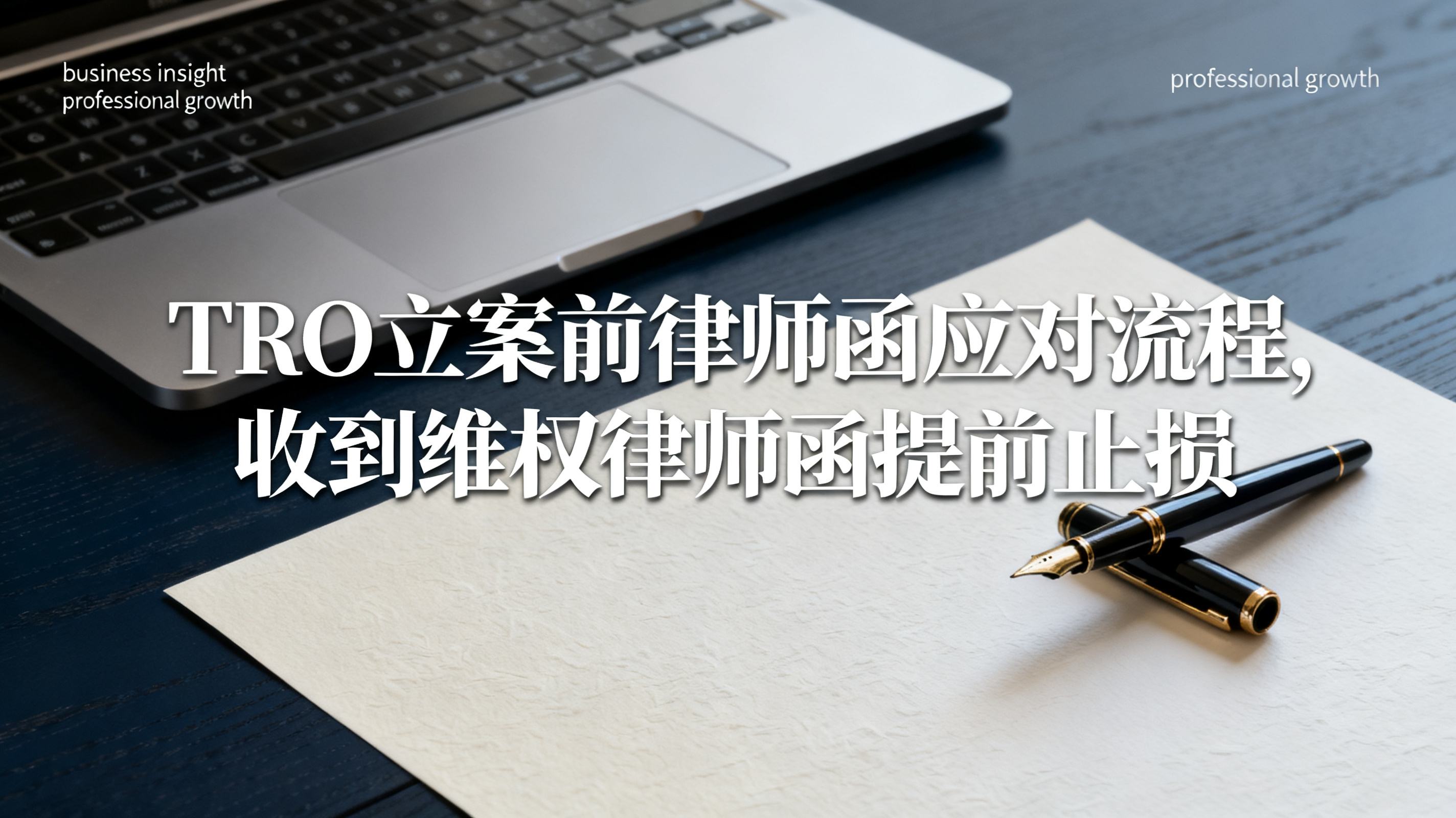 TRO立案前律师函应对流程,收到维权律师函提前止损 TRO立案前律师函应对流程,收到维权律师函提前止损