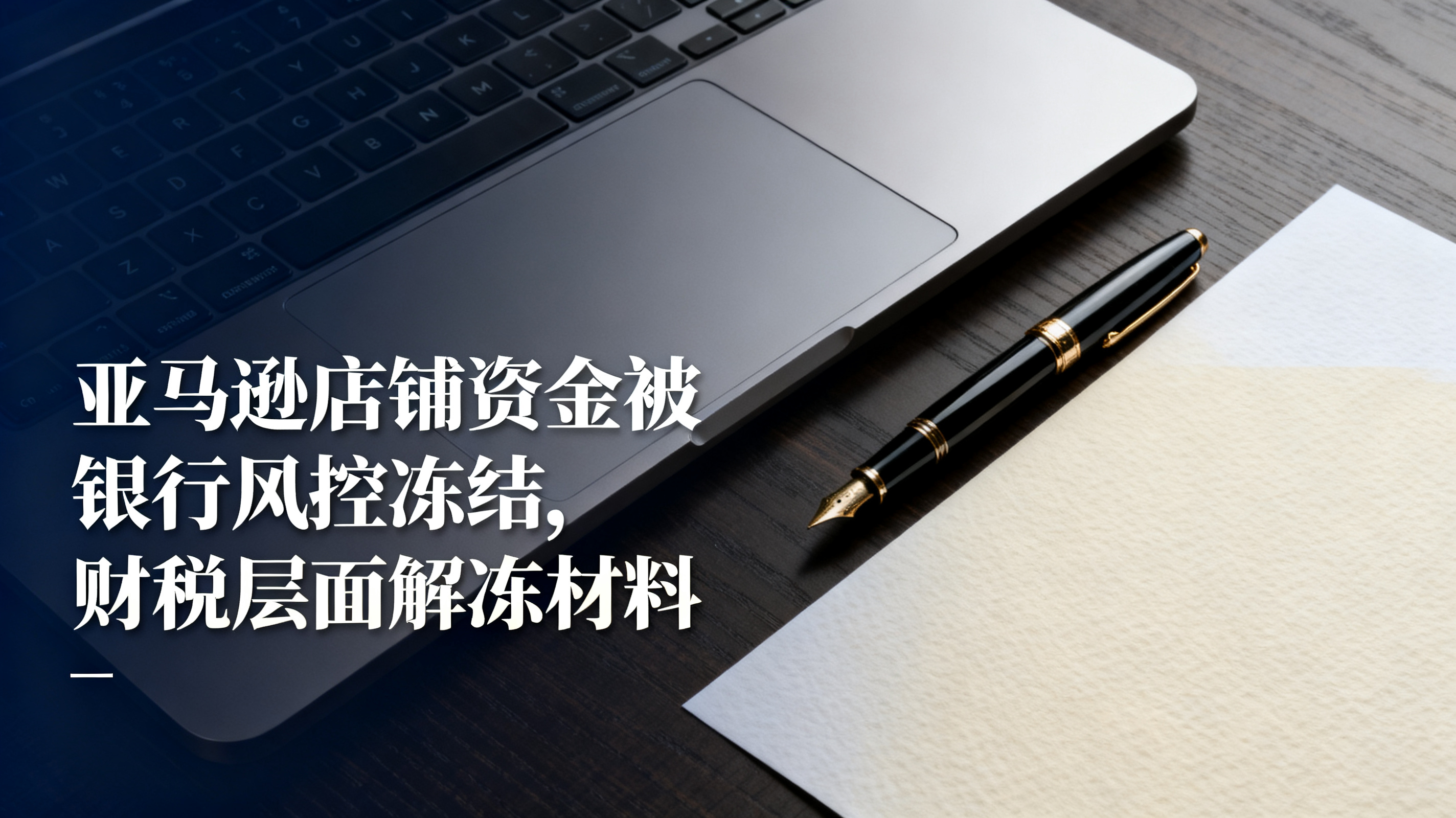 亚马逊店铺资金被银行风控冻结,财税层面解冻材料
