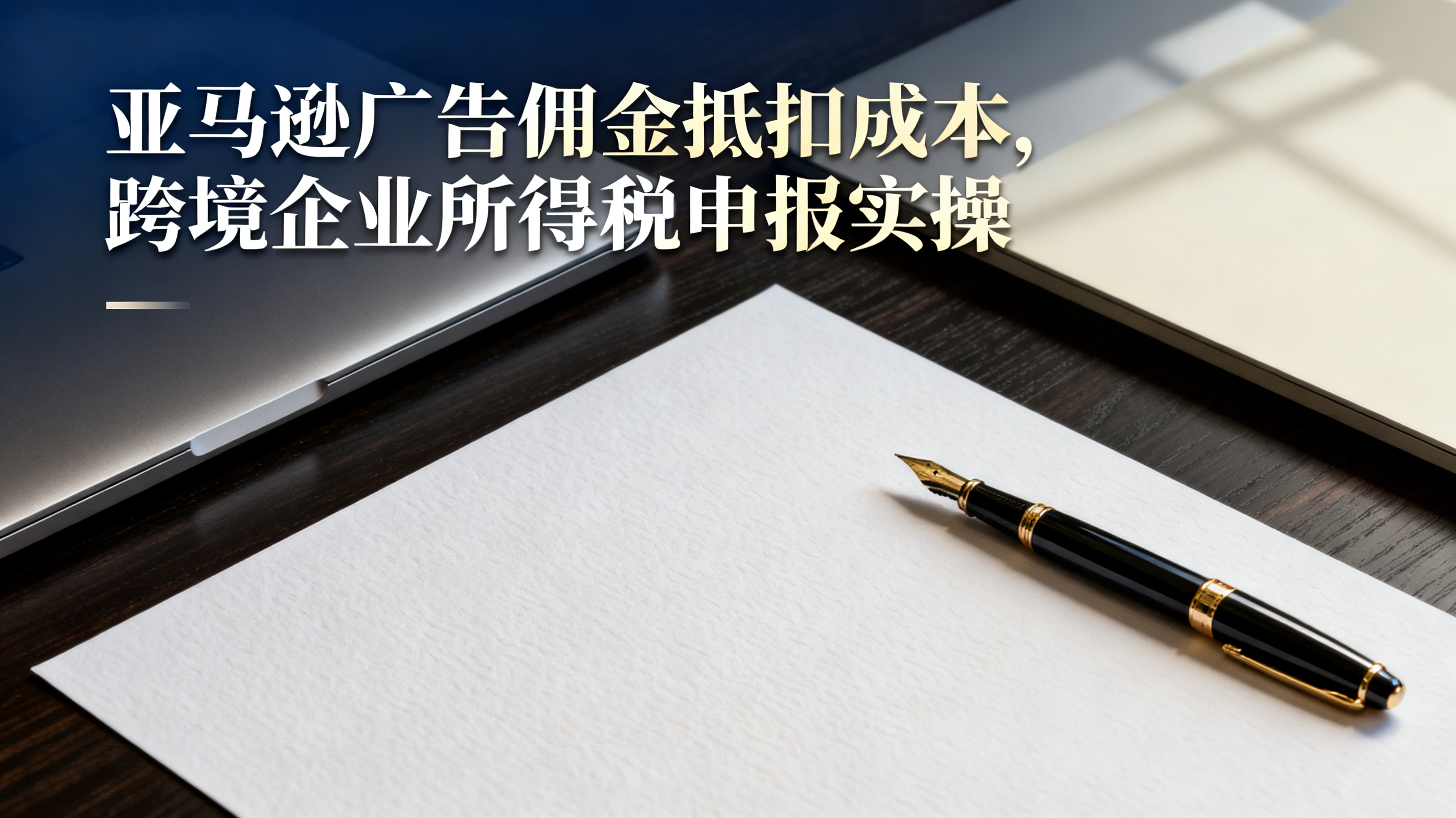 亚马逊广告佣金抵扣成本,跨境企业所得税申报实操