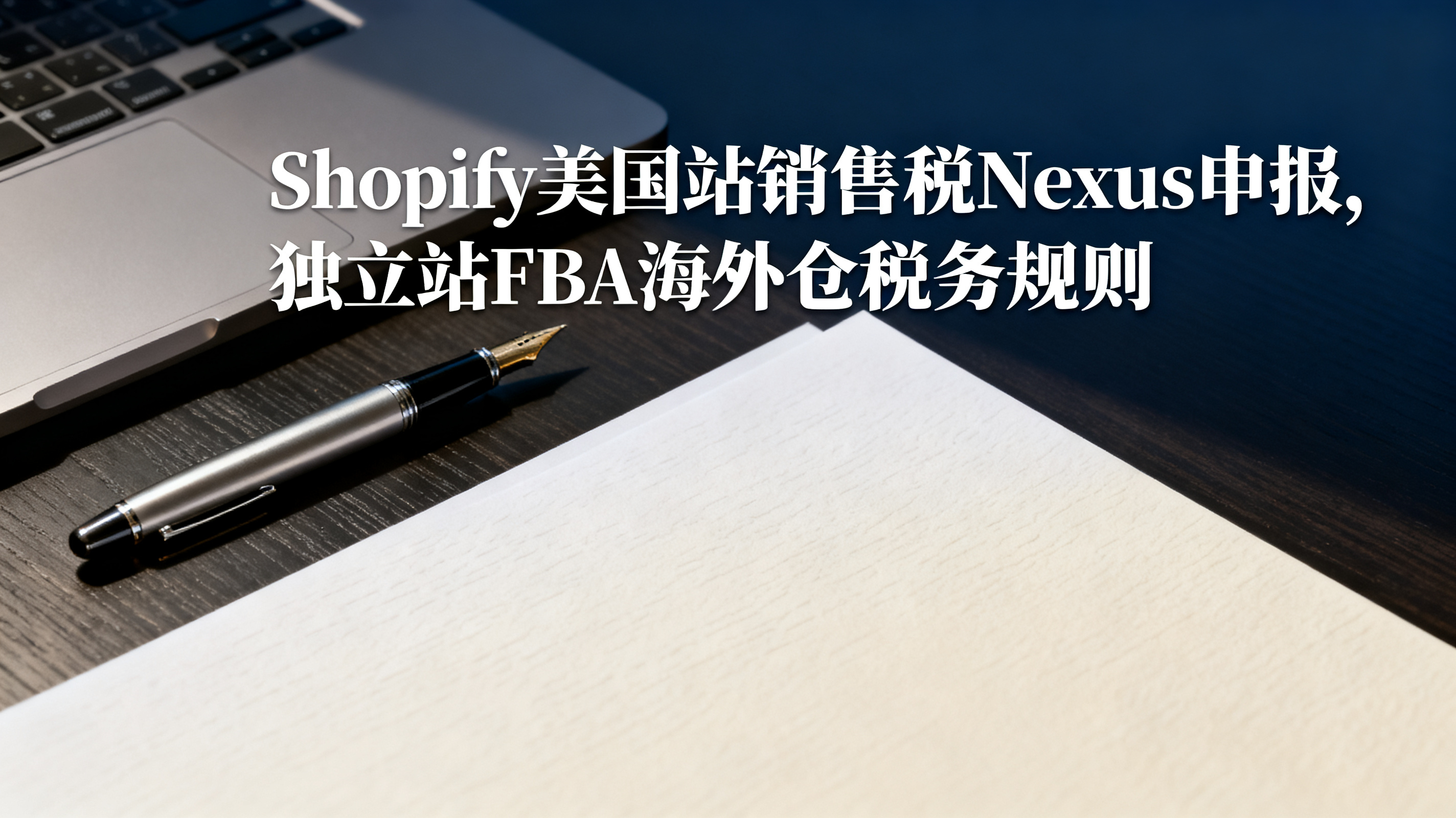 Shopify美国站销售税Nexus申报,独立站FBA海外仓税务规则