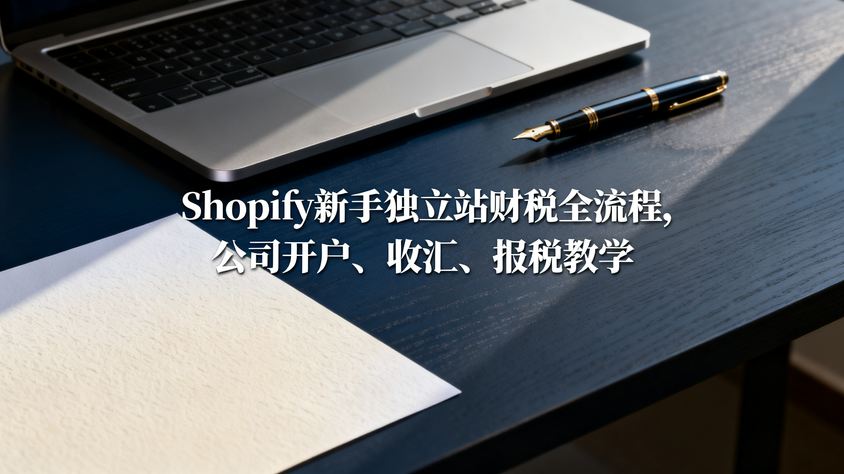 Shopify新手独立站财税全流程,公司开户、收汇、报税教学