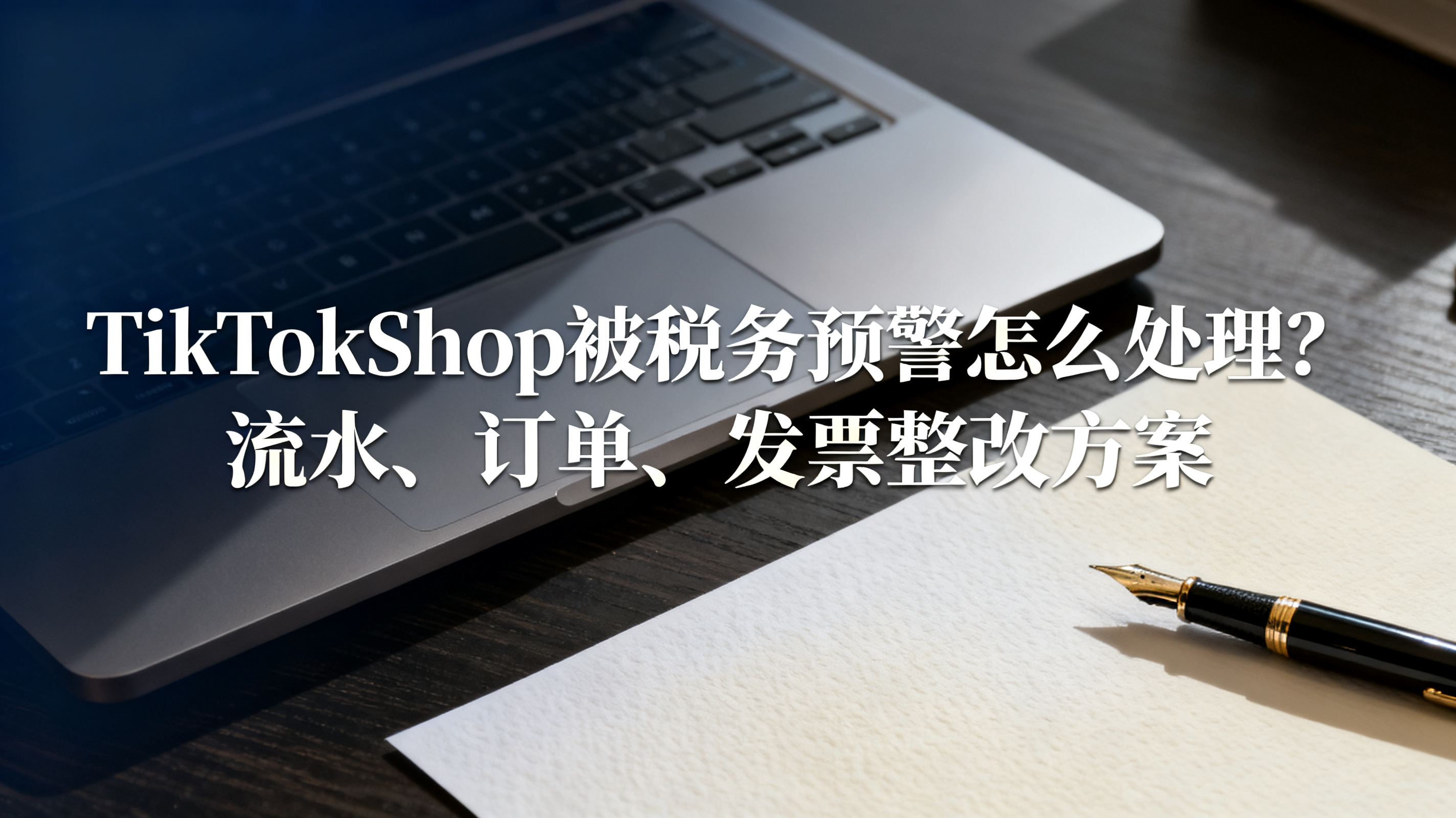 TikTokShop被税务预警怎么处理？流水、订单、发票整改方案