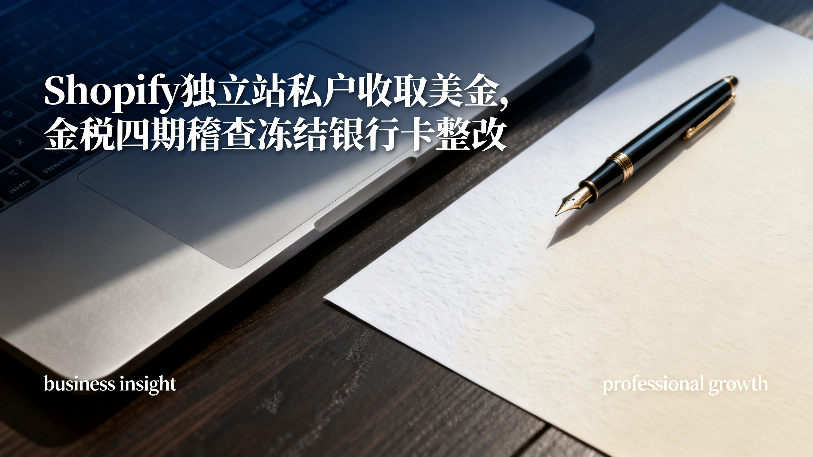 Shopify独立站私户收取美金,金税四期稽查冻结银行卡整改