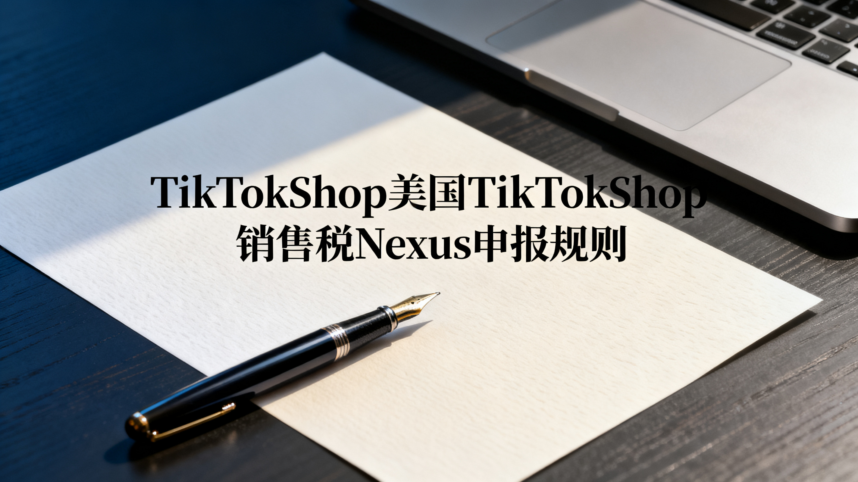 TikTokShop美国TikTokShop销售税Nexus申报规则