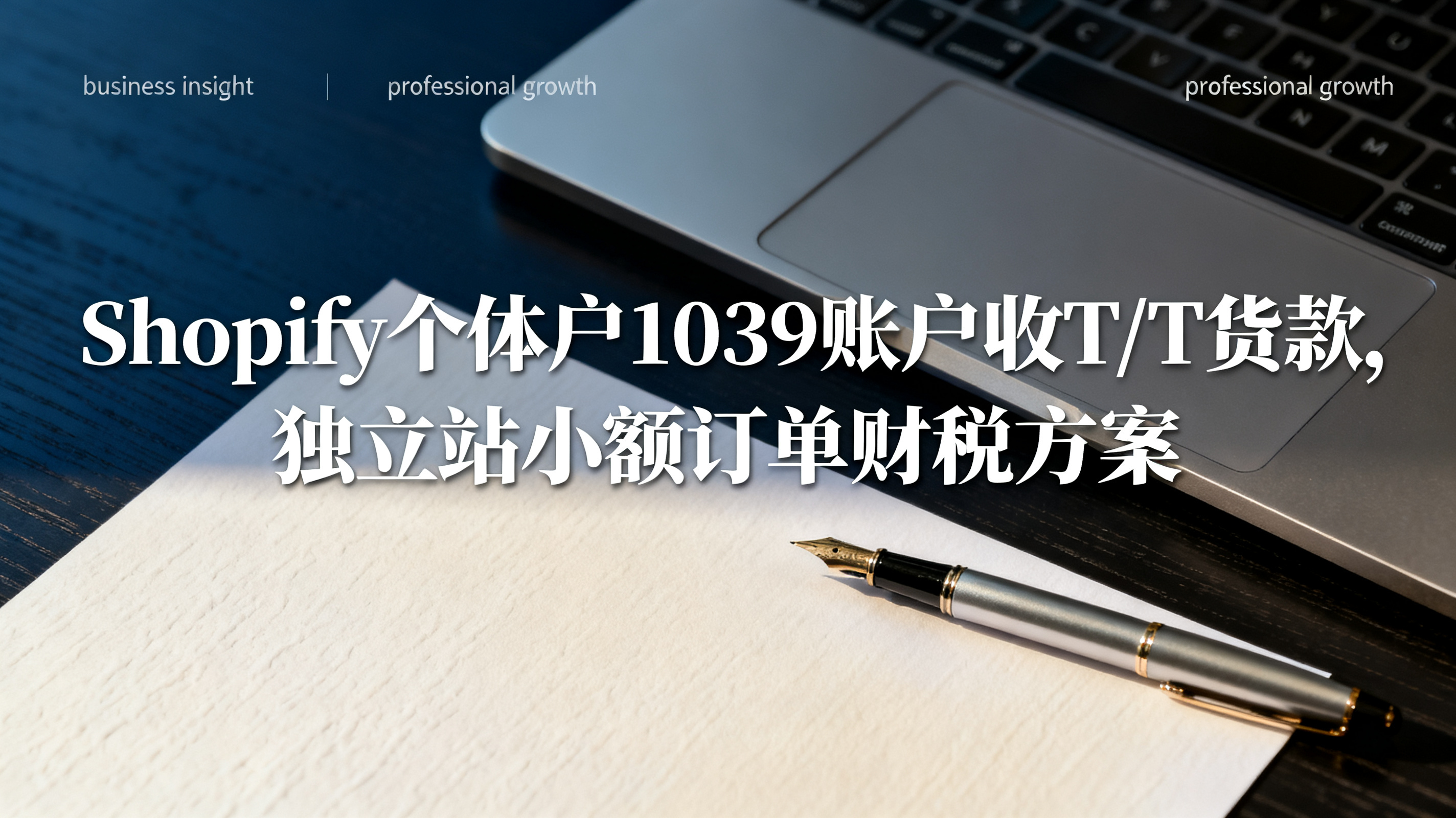 Shopify个体户1039账户收T/T货款,独立站小额订单财税方案 Shopify个体户1039账户收T/T货款,独立站小额订单财税方案