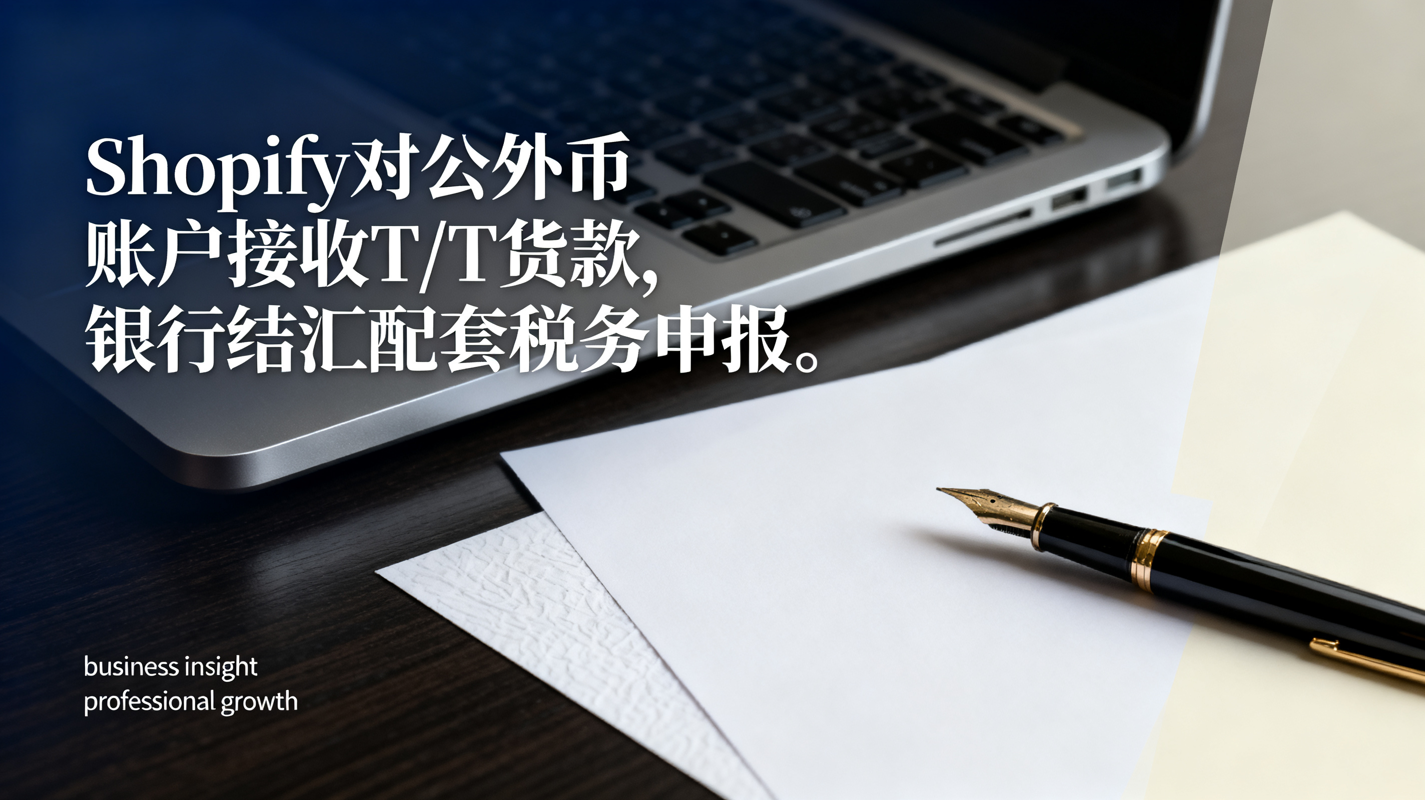 Shopify对公外币账户接收T/T货款,银行结汇配套税务申报