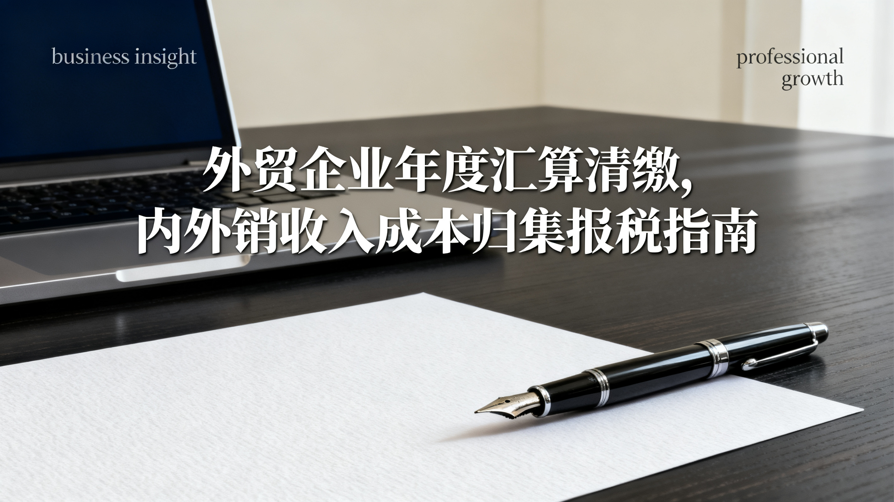 外贸企业年度汇算清缴,内外销收入成本归集报税指南